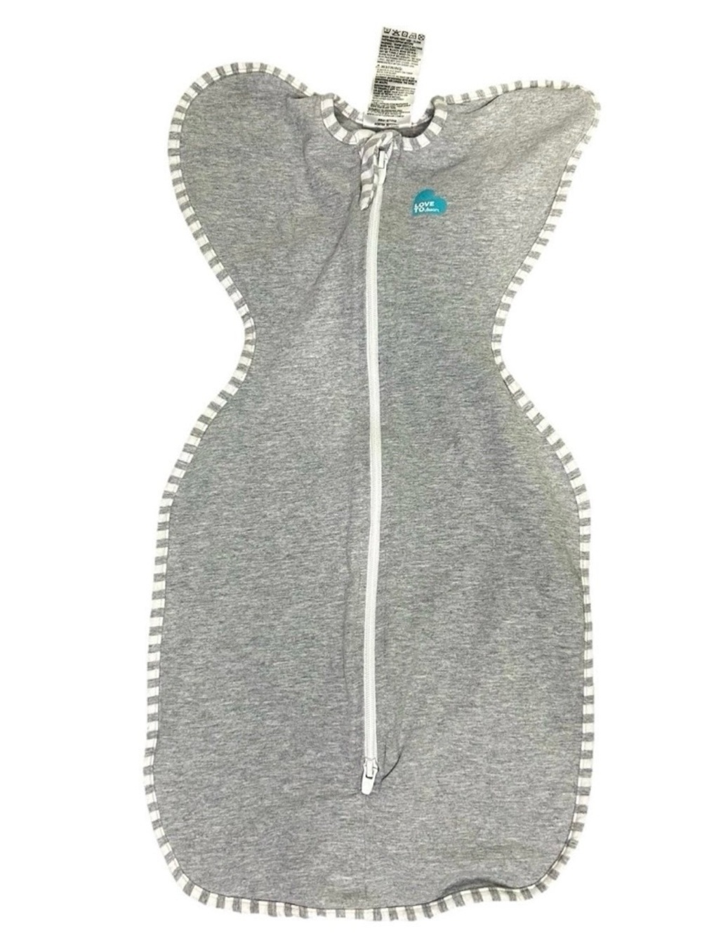 Love to dream Gray Zip Swaddle Sleep Sack